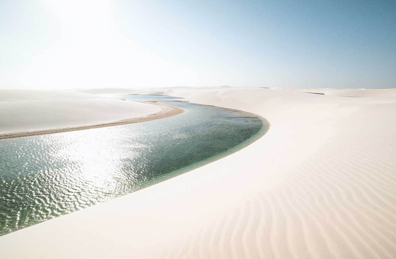 Kiteboarding with Karolina Winkowska in the Lencois Maranhenses National Park, Brazil's image